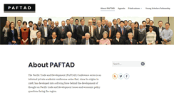 Desktop Screenshot of paftad.org