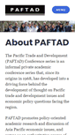 Mobile Screenshot of paftad.org