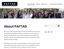 Tablet Screenshot of paftad.org